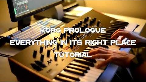Korg Prologue / Minilogue Patch - Everything in its Right Place