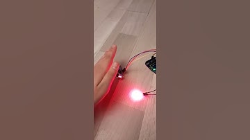 arduino uno r3 ultrasonic sensor with LED