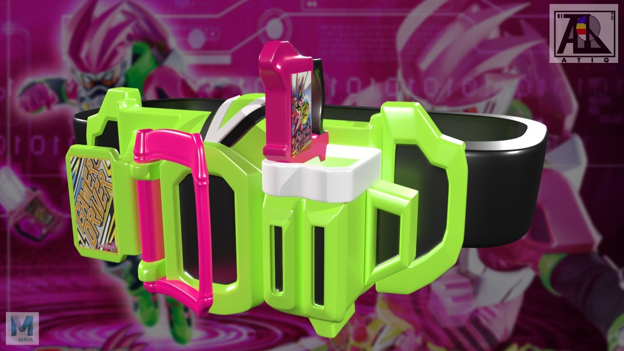 DX Gamer Driver 3D Modeling in Maya l Kamen Rider Ex-Aid l Fanmade ...