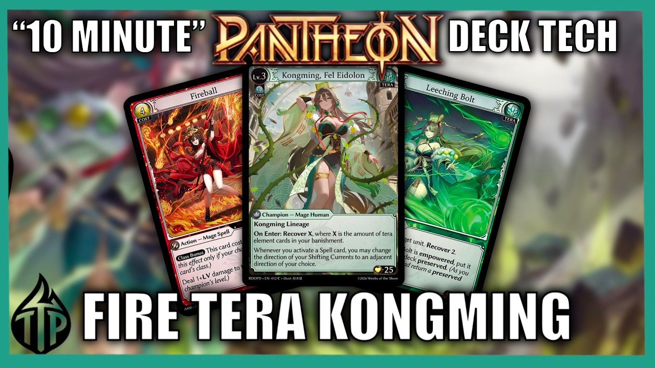 Tera Kongming Pantheon Pre-Constructed Deck! | Grand Archive TCG