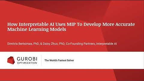 How Interpretable AI Uses Optimization to Develop More Accurate Machine Learning Models