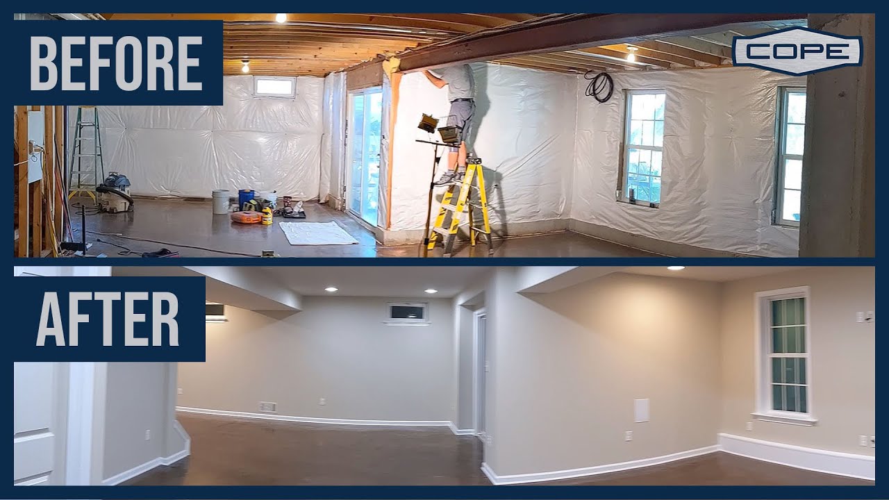 Trim & Paint Complete After Photos (Finished Basement - Part 11)