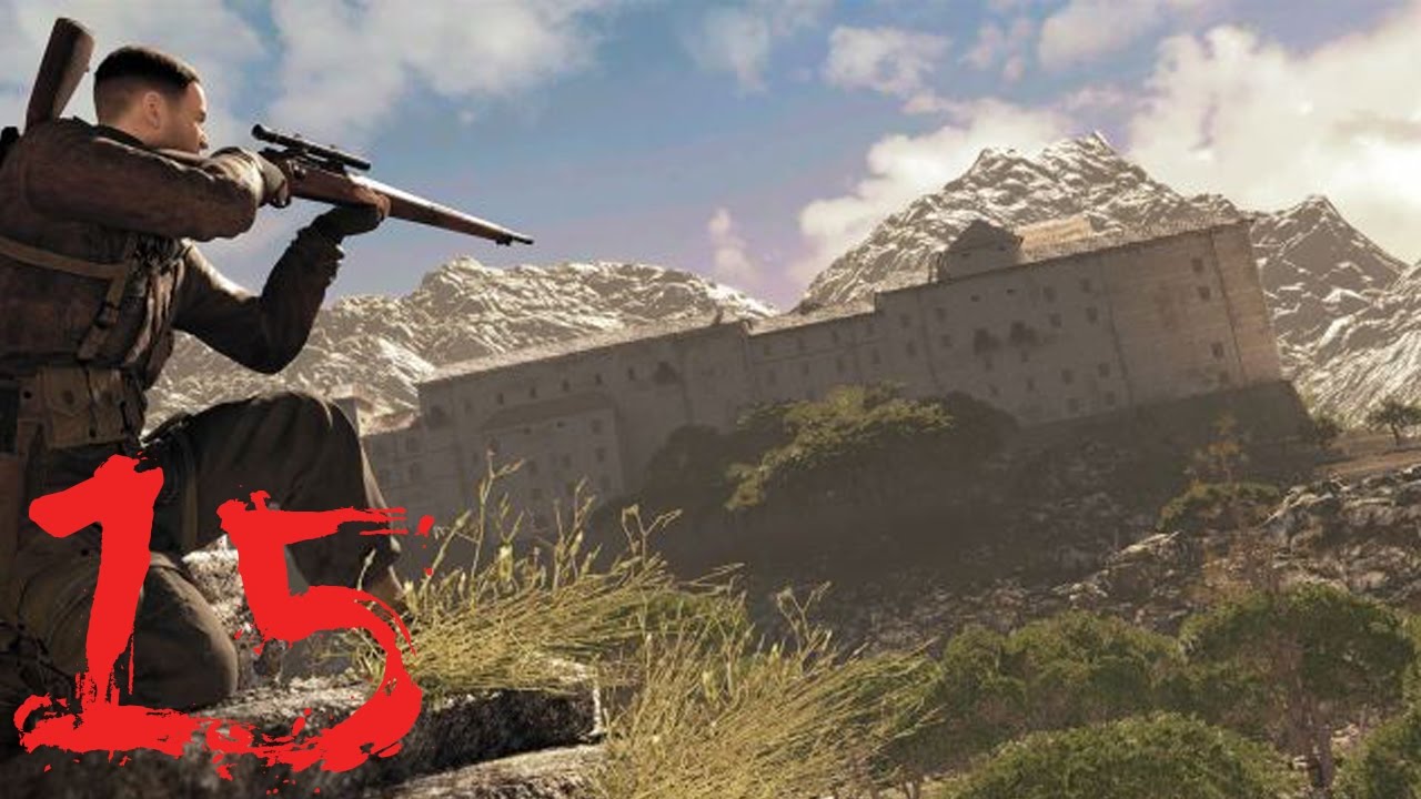 Sniper Elite 4 Walkthrough-Let’s Play Ep. 15 (Campaign )-Sniping FTW!