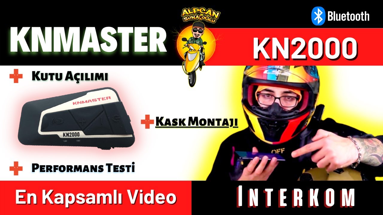 KNMASTER KN2000 | Kask Montajı & Ses Testi