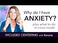 Why do I have ANXIETY? Where does Anxiety Come From? INCLUDES Meditation for Anxiety