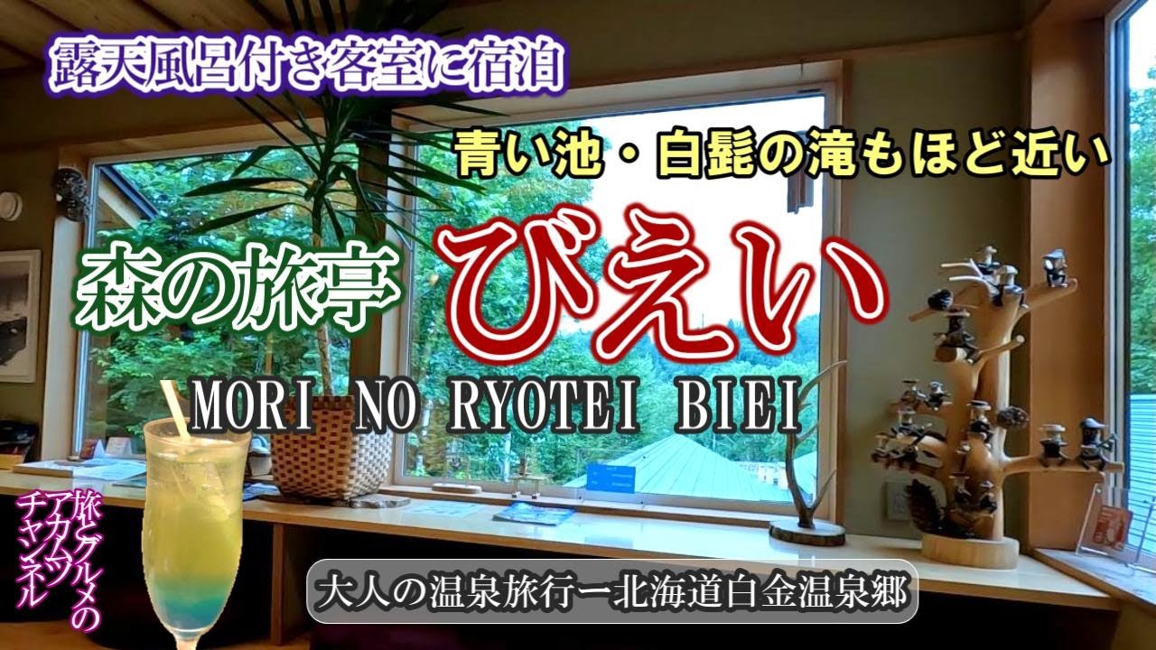 人気観光地「青い池」にも近い宿！【森の旅亭びえい】ー旅とグルメのアカムツチャンネル
