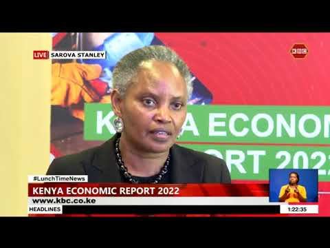 The launch of Kenya Economic Report 2022