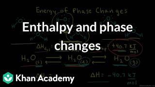 Enthalpy and phase changes | Grade 11 | Chemistry | NCERT | Khan Academy (IN accent)
