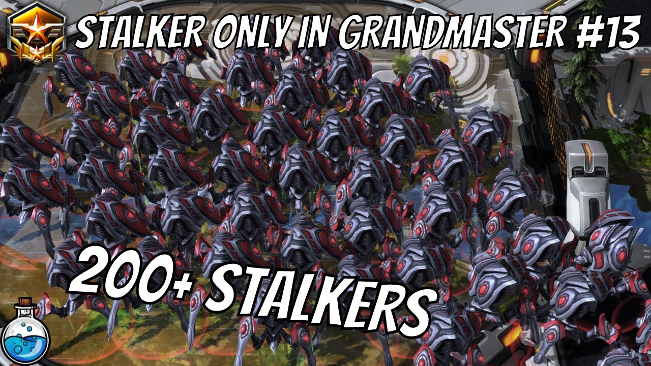 I made 200+ ONLY Stalkers in LATEGAME and THIS happened | #13 StarCraft ...