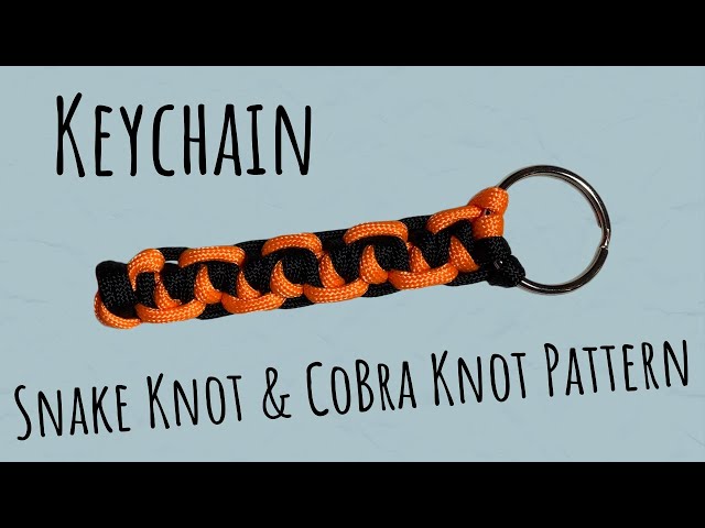 Paracord Tutorial: How To Tie The Snake Knot Sideways 
