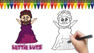 Draw Lettie Lutz (Keala Settle) from "The Greatest Showman" Movie