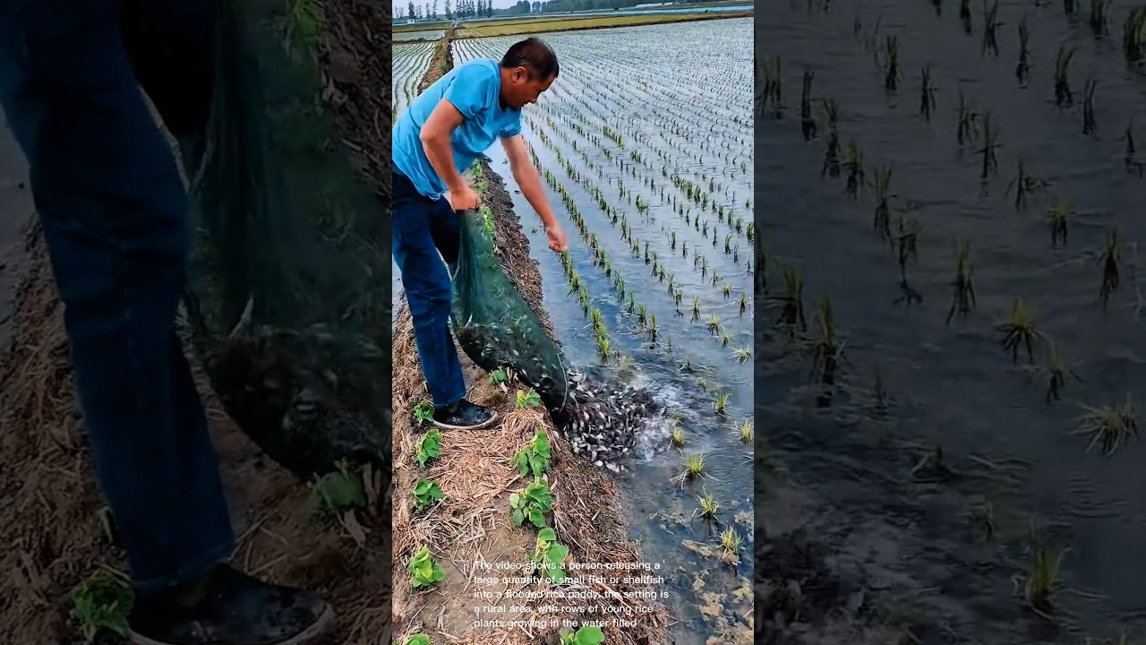 Rice paddy fish release: supporting ecosystem health