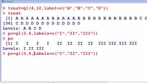 Statistics with R: How to create factors for balanced design ANOVA part 2 of 2