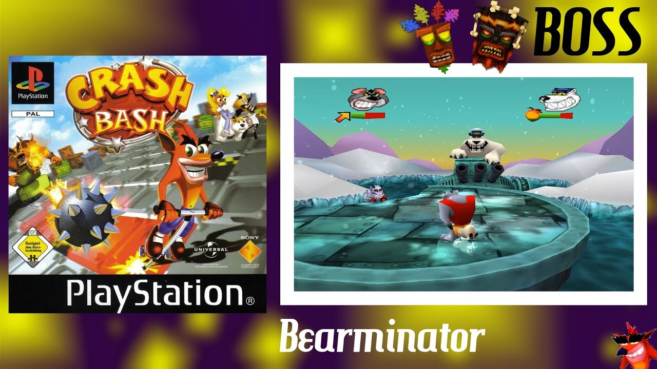 Crash Bash - Bearminator - [Boss Fight] || Second Boss