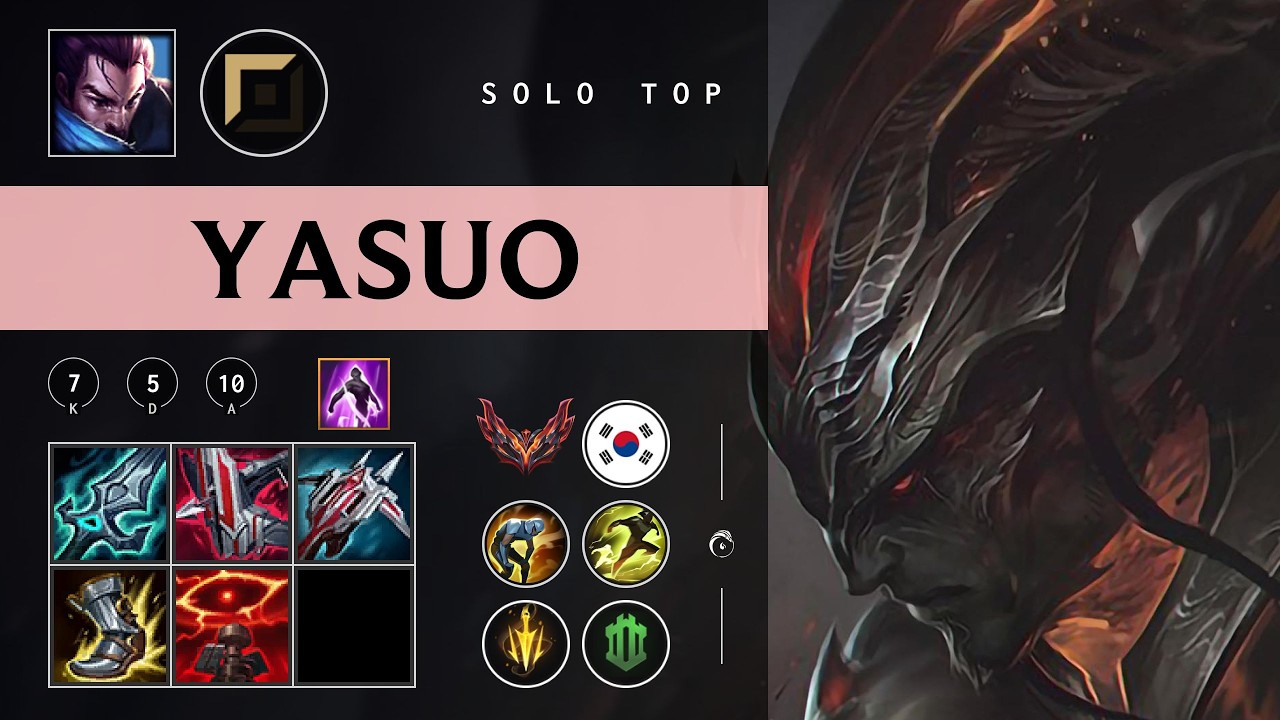 Yasuo Top vs K'Sante - KR Grandmaster Patch 26.04