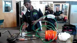 Air brake system simulation