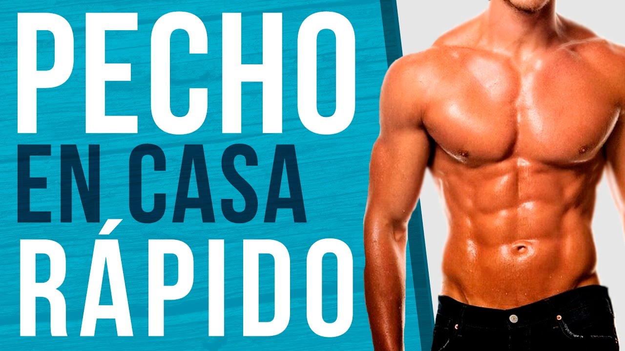 RUTINA DE PECHO EN CASA - Entrenamiento para pectorales rápido - YouTube