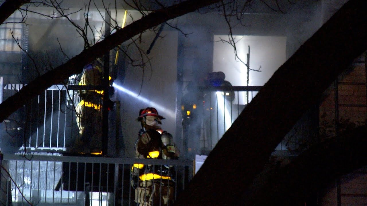 1 person hospitalized, several residents displaced after 2-alarm fire ...