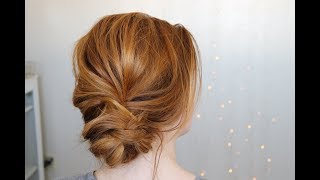 Chic Messy Low Bun