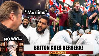 Islamist Finds Out Why You Never Threaten An British Patriot!!
