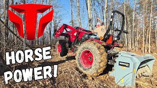 More Land Clearing with the TYM 4820 and Baumalight MP360