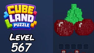 Cube Land Puzzle Level 567 Walkthrough