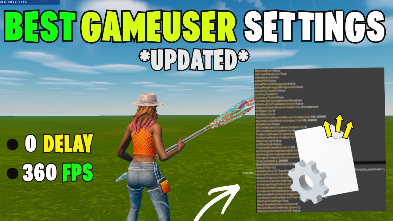 НОВИНКА! Лучшие настройки игры и пользователя для 7 главы Fortnite 🔧 (0 задержки ввода + МАКСИМАЛ...