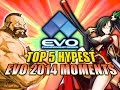 EVOLUTION 2014 - TOP 5 HYPE MOMENTS (Fighting Game World Championship)