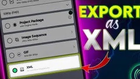How to export xml in alight motion 5.0 || XML option is not showing in Alight Motion || Mobitorials