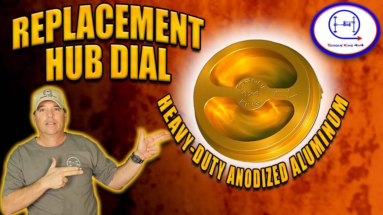 Gold TorqueKing HD Anodized Aluminum Replacement Hub Dial