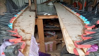 Building an outrigger sailing canoe Part 5 Ama