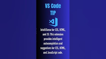 VS Code TIP. Use IntelliSense extension to do intelligent auto complete #shorts