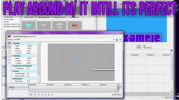 Sony Vegas- intro name effect #1