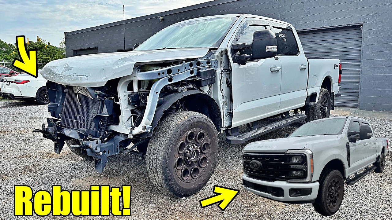WE COMPLETELY REBUILT THIS 2025 FORD F250 SUPER DUTY FOR HALF OFF