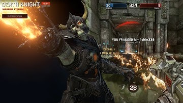 MPlays Quake Champions - Death Knight champion demonstration with gameplay