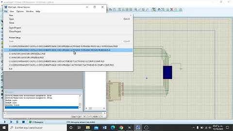 Wincupl Desplegador de nombre con gal22v10 en Proteus