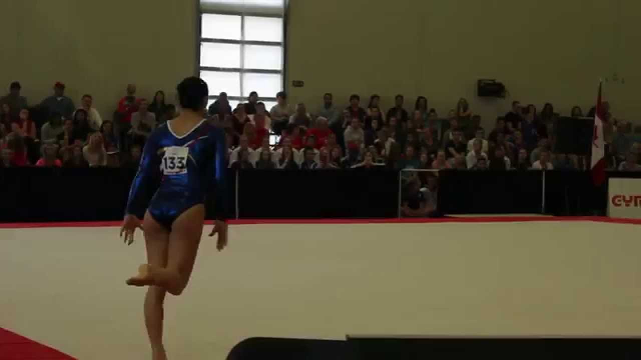 Taylor Chan Floor Women's SR Qualification 2014 Canadian