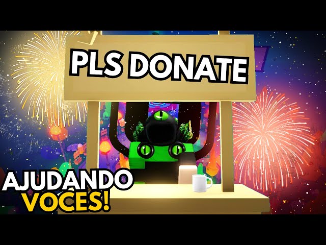 ROBLOX - 💰 COMO GANHAR ROBUX NO PLS DONATE 💸 (PLS Donate) 