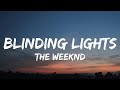 The weeknd  blinding lights lyrics