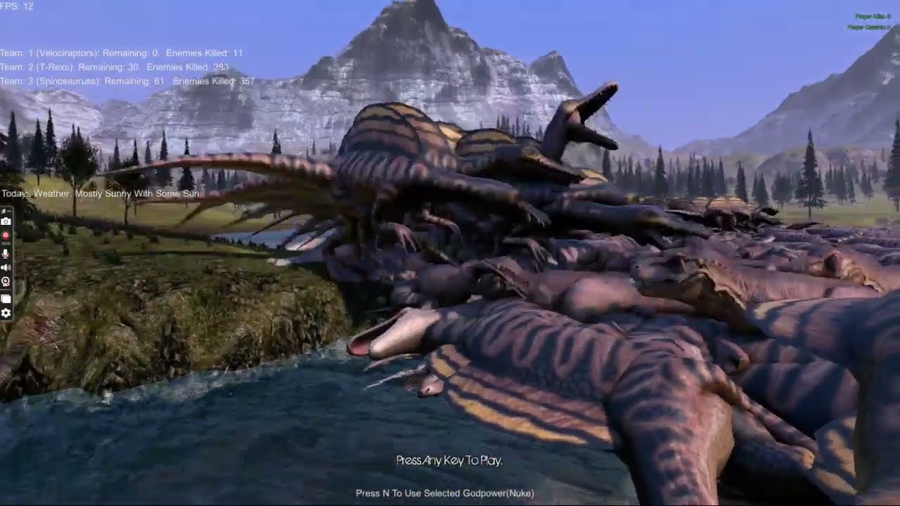 New Spinosauruses VS T-Rex's VS Velociraptors Ultimate Epic Battle Simulator (UEBS)