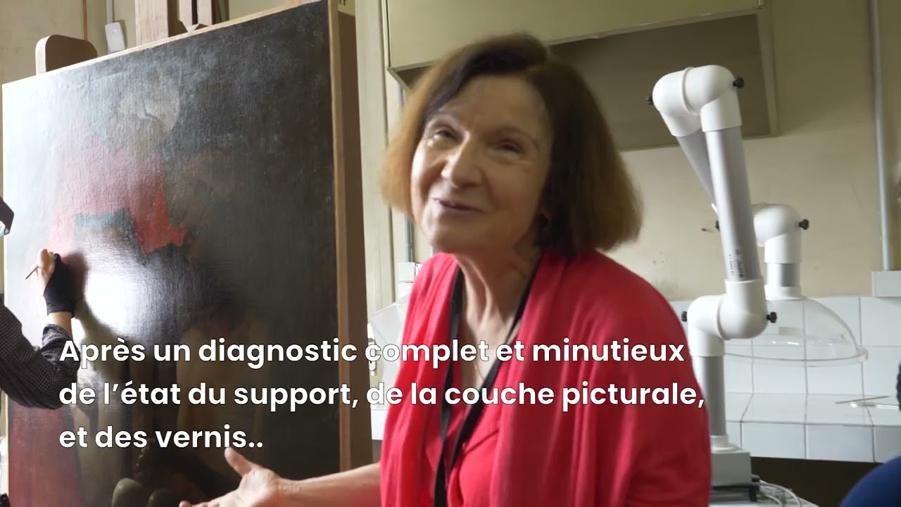 Les coulisses de la restauration du tableau de George de La Tour « Job raillé par sa femme »