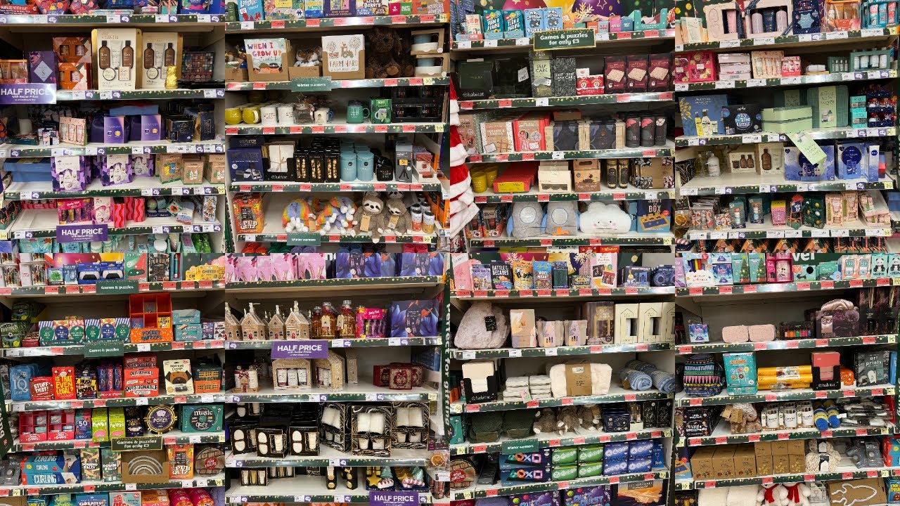 REDUCED PRICE!! SAINSBURYS CHRISTMAS GIFTS COLLECTION WITH PRICE DEC 2023 WITH