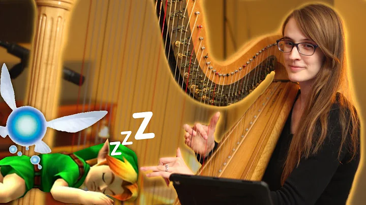 Zelda: Ocarina of Time Harp Music for Sleep  16 Mi...