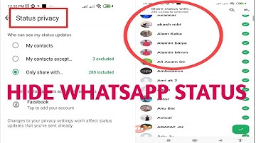 How to Hide WhatsApp Status 2025 | WhatsApp Status Hide
