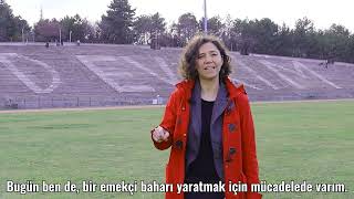 Sosyalizmin Sesini Birlikte Yükseltelim Güneş Gümüş (Ankara 1. Bölge Bağımsız Devrimci Mv Adayı) Resimi