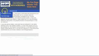 Creating Custom Menus & Navigation in WPFacePages