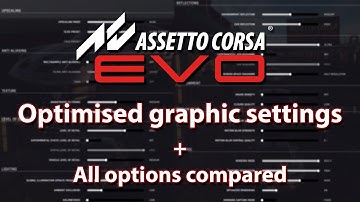 Assetto Corsa EVO - Optimised Graphic Settings + All options compared (in 4k)