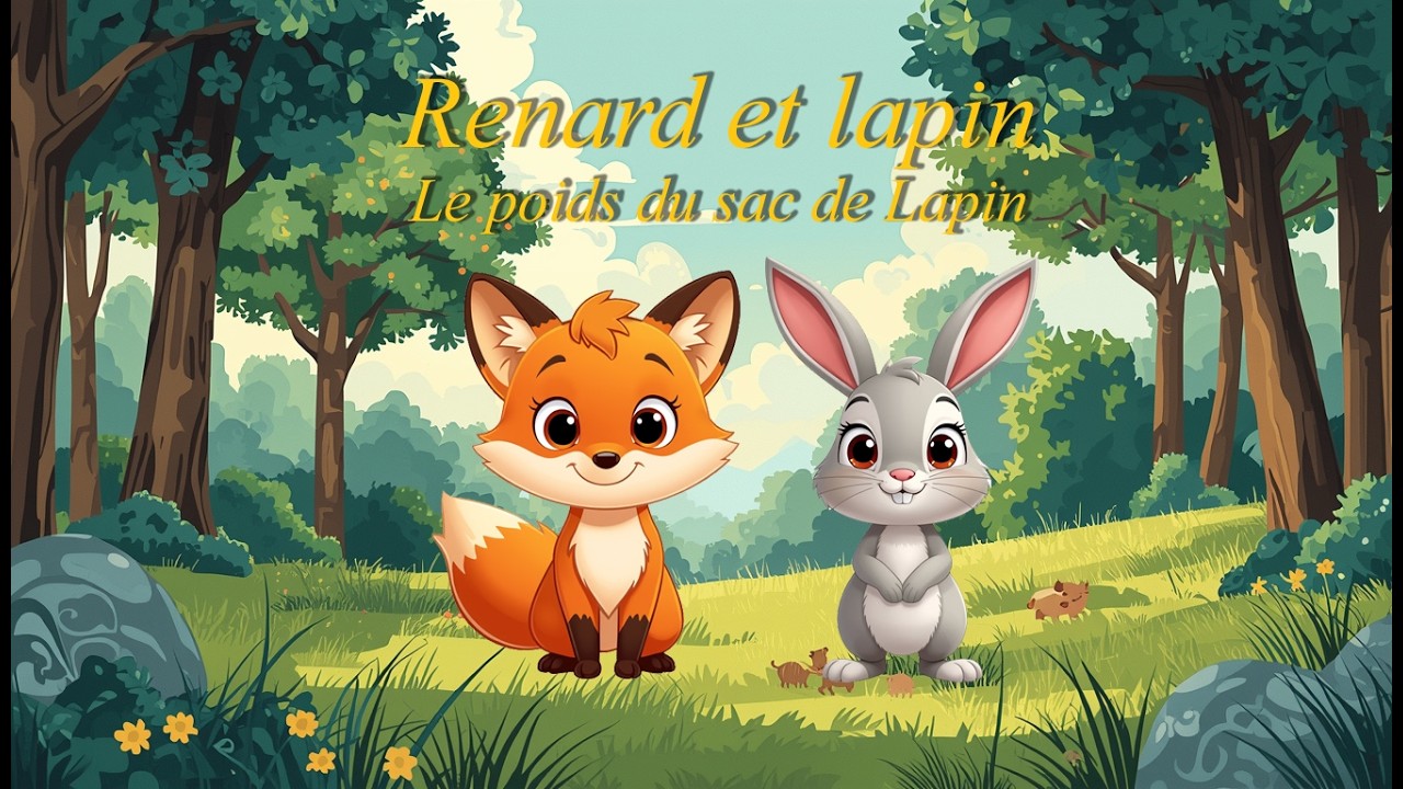 Histoire pour enfant fatigué 🎒 Apprendre à demander de l’aide | Renard et Lapin