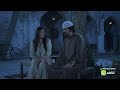 زوج ساره يتهجم عليها وخالد يصده بقوه 