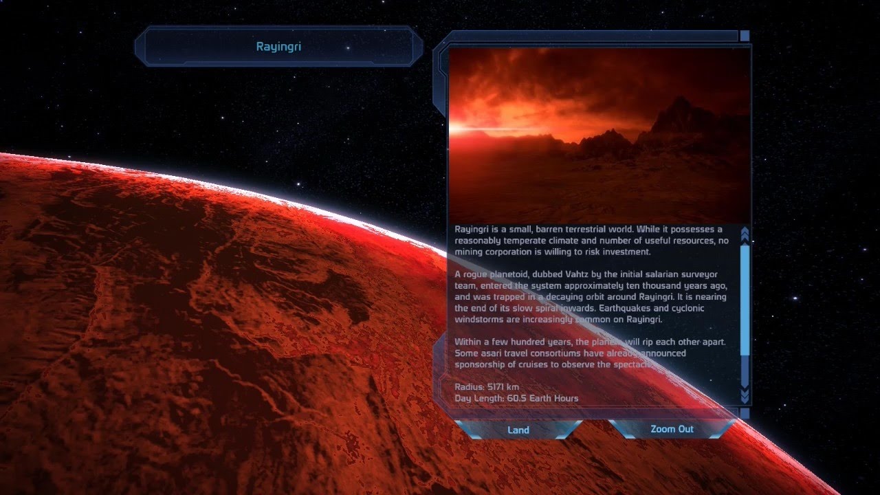 Mass effect карта райнгри